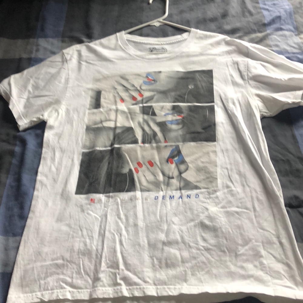 Large white t-shirt